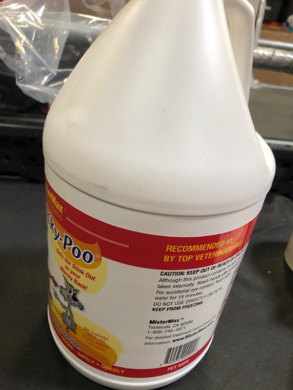 Photo 1 of Mister Max Original Scent Anti Icky Poo Odor Remover, Gallon Size Basic pack