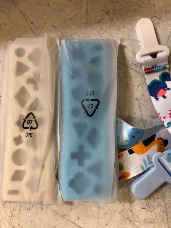 Photo 1 of FATEORT 2-Pack Silicone Baby Teething Toys, Teething Toys for Babies 6-12 Months, Remote Control Shape Teething Toys, Boys Girls Baby Chew Toys, Relief Baby Teething Gum Discomfort Blue and cream