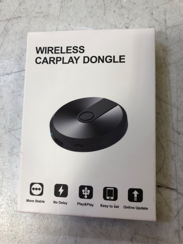 Photo 2 of Yegcaw Wireless CarPlay Adapter, Apple Carplay 2023 Upgrade Plug & Play Wireless CarPlay Dongle Converts Wired to Wireless Fast and Easy Use Support Online Update for Cars from 2015 & iPhone iOS 10+