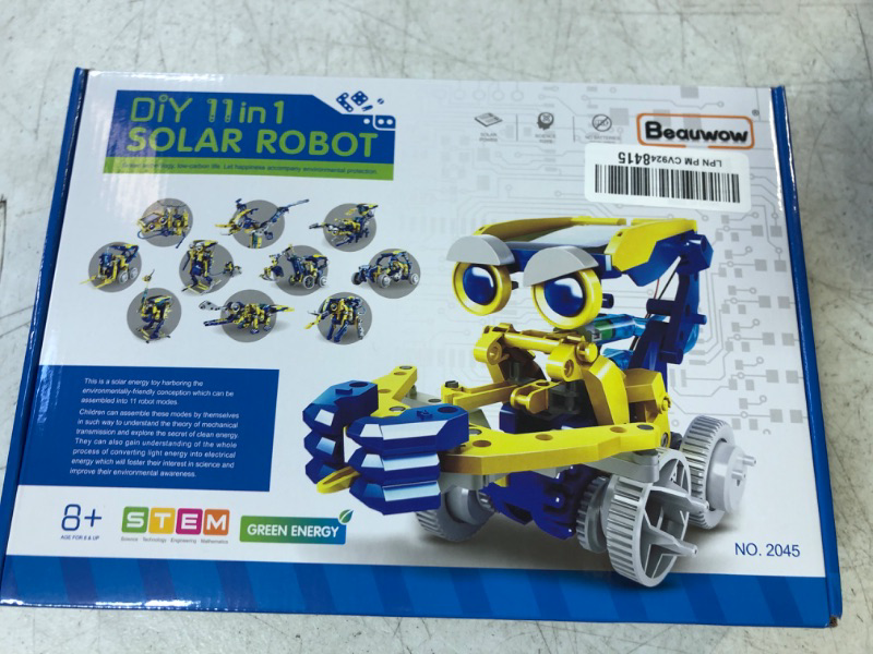 Photo 3 of 11-in-1 STEM Solar Robot Toys for Kids Age 8-12,DIY Educational Experiment Science Toy Kit for Teens,Solar Powered Building Toys Birthday Gifts for 8 9 10 11 12 Years Old Boys Girls