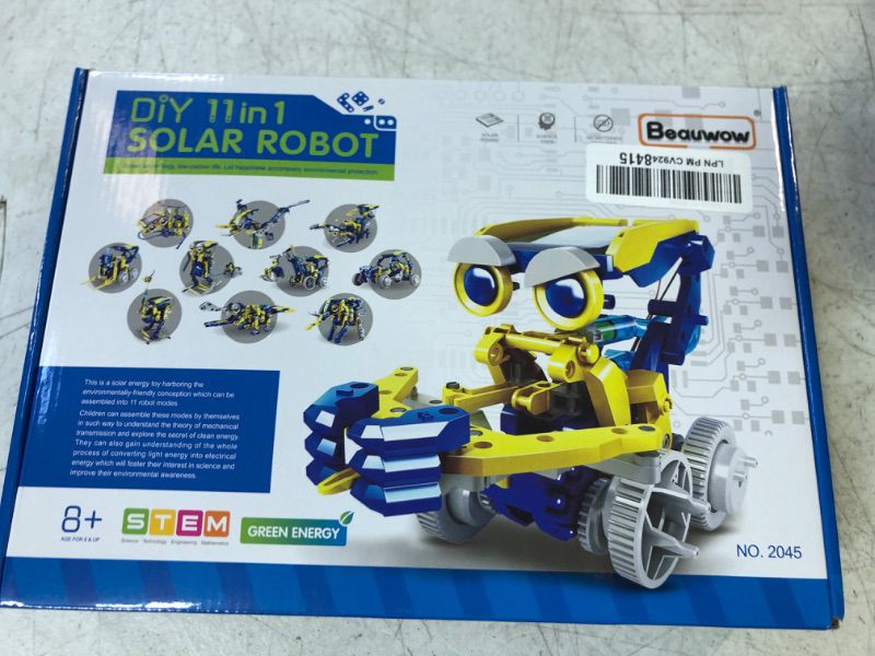 Photo 1 of 11-in-1 STEM Solar Robot Toys for Kids Age 8-12,DIY Educational Experiment Science Toy Kit for Teens,Solar Powered Building Toys Birthday Gifts for 8 9 10 11 12 Years Old Boys Girls