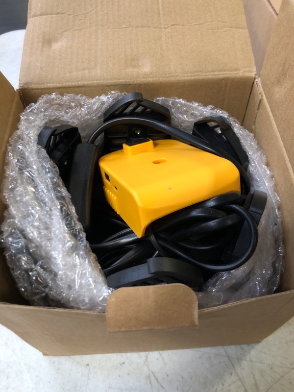 Photo 1 of LIVOWALNY LED Work Light for Dewalt 20V Battery, 50W 5000LM LED Garage Lights, Flood Lights, Ceiling Lights for Garage Car Repairs, Workshop, Camping Black