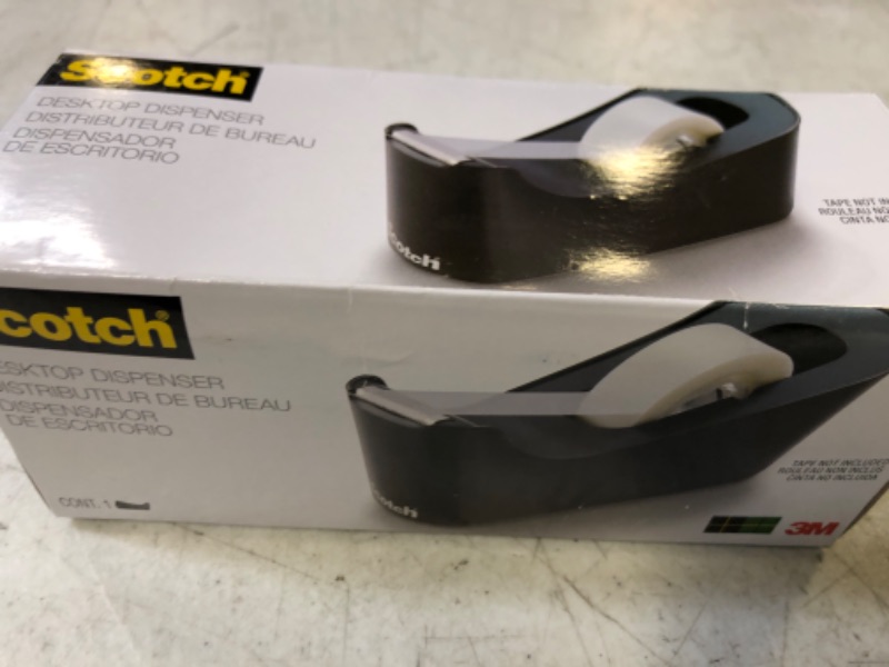 Photo 2 of Scotch Desktop Tape Dispenser Black