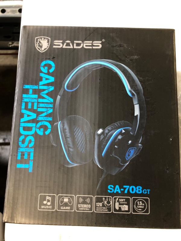 Photo 3 of SADES FBA_708 GT Universal Gaming Headset with Microphone - Retail Packaging