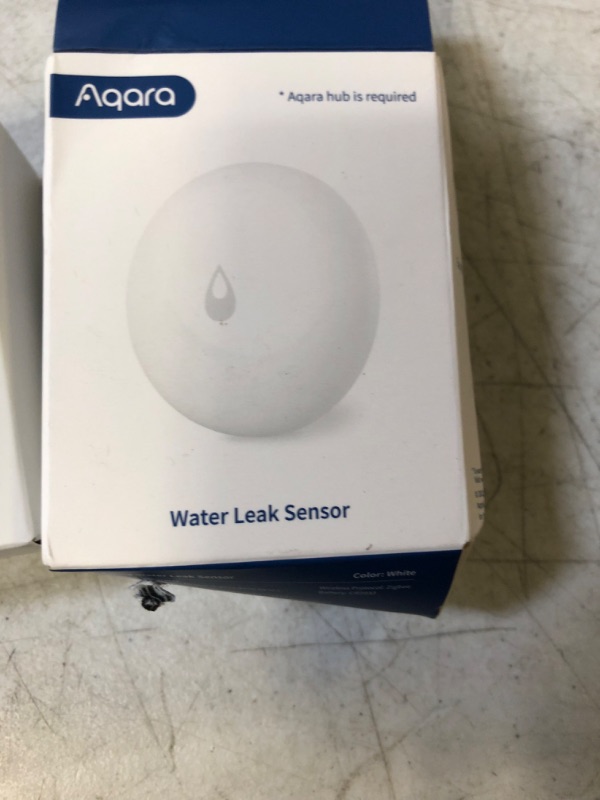 Photo 3 of Aqara Water Leak Sensor, Requires AQARA HUB, Wireless Water Leak Detector, Wireless Mini Flood Detector for Alarm System and Smart Home Automation, for Kitchen Bathroom Basement, Works with IFTTT