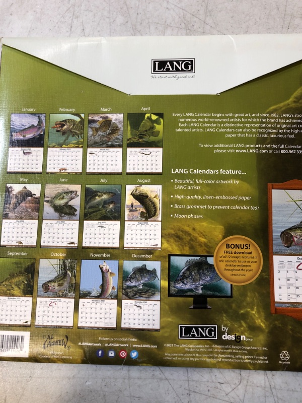 Photo 3 of LANG Big Catch 2022 Wall Calendar (22991001992)