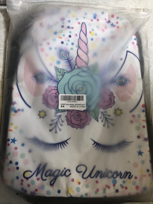 Photo 1 of BLUEFAIRY Unicorn Backpack for Girls Kindergarten Elementary School Bag Cute Lightweight Pink Book Bag Water Resistant 17 Inch Mochila para 4 5 6 Niñas
