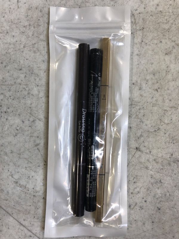 Photo 2 of 3pcs Eyebrow Tattoo Pencil, Eyeliner Pencil Long Lasting Waterproof and Smudgeproof Natural Looking Brows (Dark Brown)
