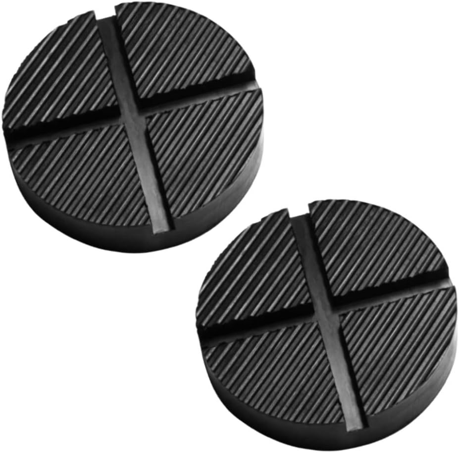 Photo 1 of 2Pack Universal Floor Jack Rubber Pad Jack Adapter Pinch Weld Side Frame Rail Protector Puck/Pad
