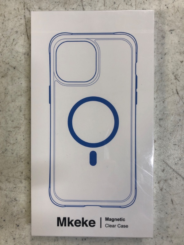 Photo 1 of Mkeke Magnetic Designed for iPhone 14 Pro Case Clear with Magsafe [Military Grade Drop Protection] [Not Yellowing] Shockproof Phone Case for Apple iPhone 14 Pro 2022
