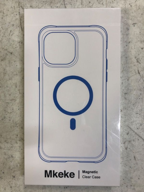 Photo 1 of Mkeke Magnetic Designed for iPhone 14 Pro Case Clear with Magsafe [Military Grade Drop Protection] [Not Yellowing] Shockproof Phone Case for Apple iPhone 14 Pro 2022

