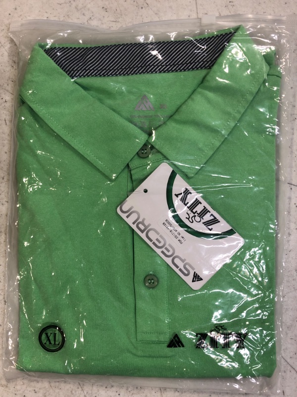 Photo 2 of ZITY Mens Polo Shirt Short Sleeve Sports Golf Tennis T-Shirt -- Size XL
