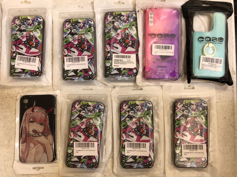 Photo 1 of Package of 9 Phone Cases 