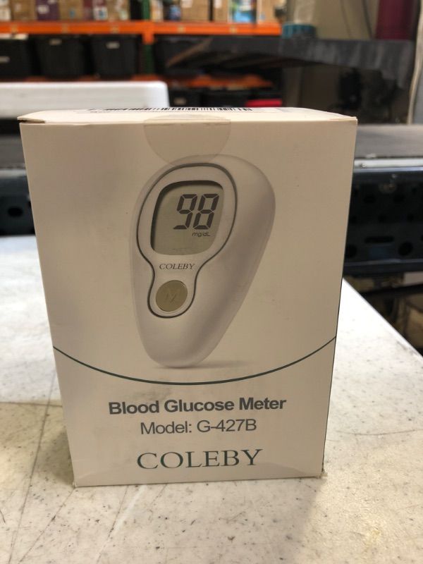 Photo 1 of ?First -Generation Packaging? Blood Glucose Monitor Kit G-427B, Blood Sugar Test Kit with Lancing Device, 100 Test Strips and 100 Lancets, Smart Diabetes Testing Kit, Portable Diabetic Glucometer, Glucose Meter for Home Use G-427B Kit