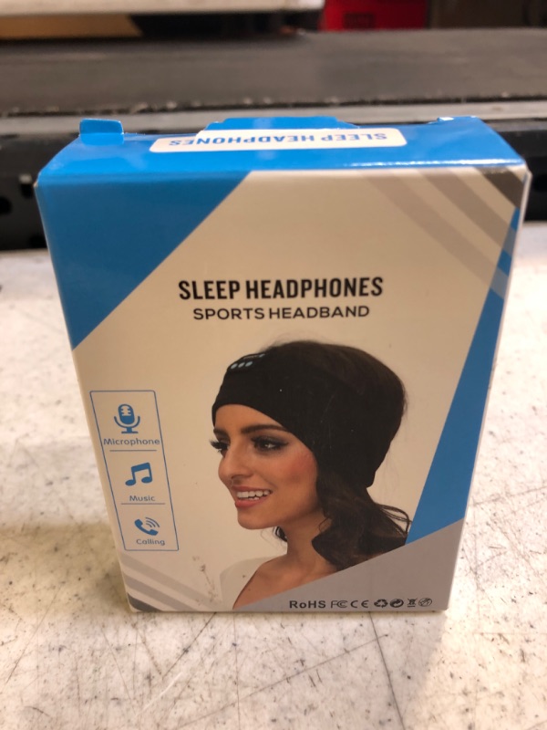 Photo 2 of Sleep Headphones Bluetooth Sleeping Headband, Perytong Sleeping Headphones Music Sports Headphones Headband,Ultra-Soft Bluetooth Headband for Side Sleepers, Sleeping Gifts for Men Women