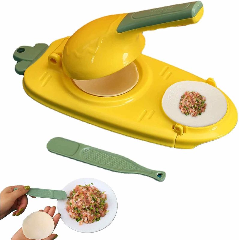 Photo 1 of 2 In 1 Dumpling Maker - Dumpling Maker Machine | Multifunction DIY Manual Dumpling Press Molds | Dumpling Skin Wrapper Mould | Baking Pastry Manual Press Maker For Empanadas, Ravioli
