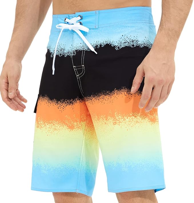 Photo 1 of LETSHOLIDAY Men’s Swim Trunks Quick Dry Swimwear Beach Shorts with Side Pockets 28
