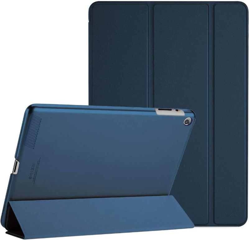 Photo 1 of ProCase iPad 2 3 4 Case (Old Model) – Ultra Slim Lightweight Stand Case with Translucent Frosted Back Smart Cover for Apple iPad 2/iPad 3 /iPad 4 –Navy
