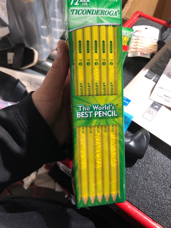 Photo 2 of Ticonderoga Pre-Sharpened Wooden Pencil, 2.2mm, #2 Soft Lead, 72/Pack (X13972)