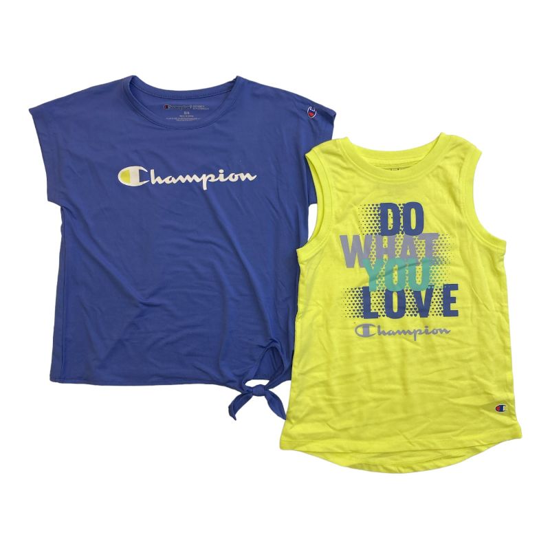 Photo 1 of Champion Girls 2-Pack Active Wear UPF 30 Moisture Wicking T-shirts