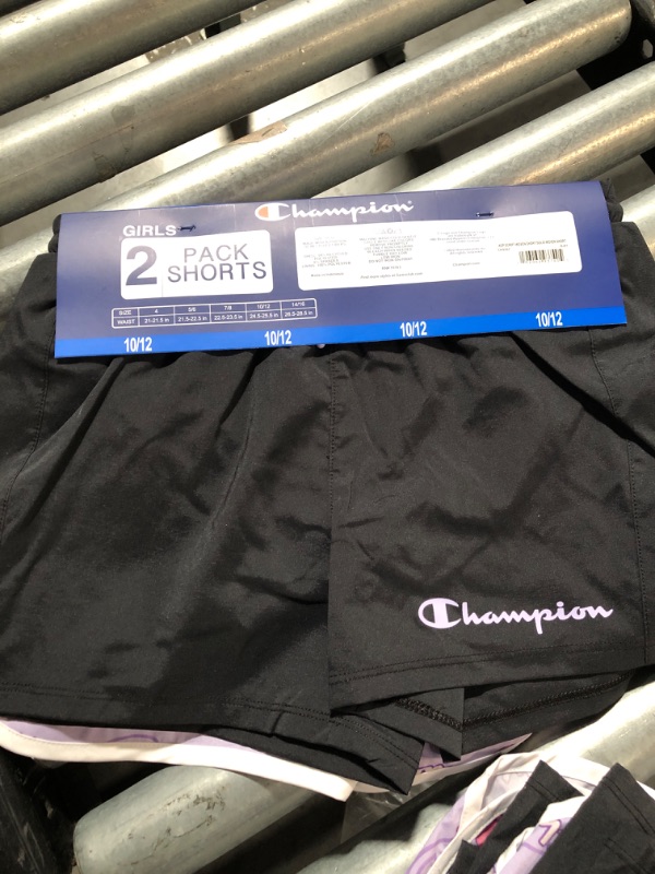 Photo 3 of 10/12 Champion Girls' 2 Pack Active Stretch Comfort Shorts
