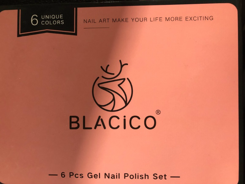 Photo 4 of * pack of 2 * see all images * 
Blacico Jelly Gel Nail Polish Set, 6 Colors Transparent Gel Polish Kit 
