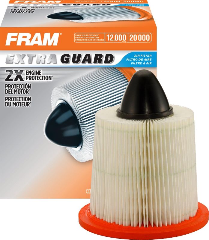 Photo 1 of (READ NOTES) FRAM Extra Guard CA7774 Replacement Engine Air Filter for Select Mazda and Ford Models, Provides Up to 12 Months or 12,000 Miles Filter Protection