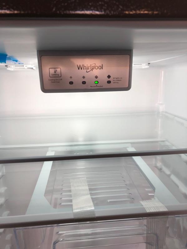 Photo 8 of Whirlpool
18 cu. ft. Top Freezer Refrigerator in Stainless Steel