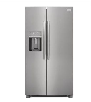 Photo 1 of Frigidaire Gallery 25.6-cu ft Side-by-Side Refrigerator with Ice Maker (Fingerprint Resistant Stainless Steel) ENERGY STAR