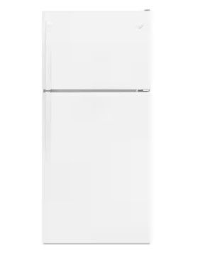 Photo 1 of Whirlpool 18.2-cu ft Top-Freezer Refrigerator (White)