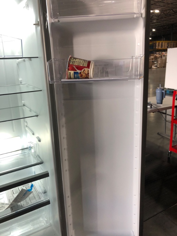 Photo 1 of ***USED***Whirlpool 24.6-cu ft Side-by-Side Refrigerator with Ice Maker (Fingerprint Resistant Stainless Steel)