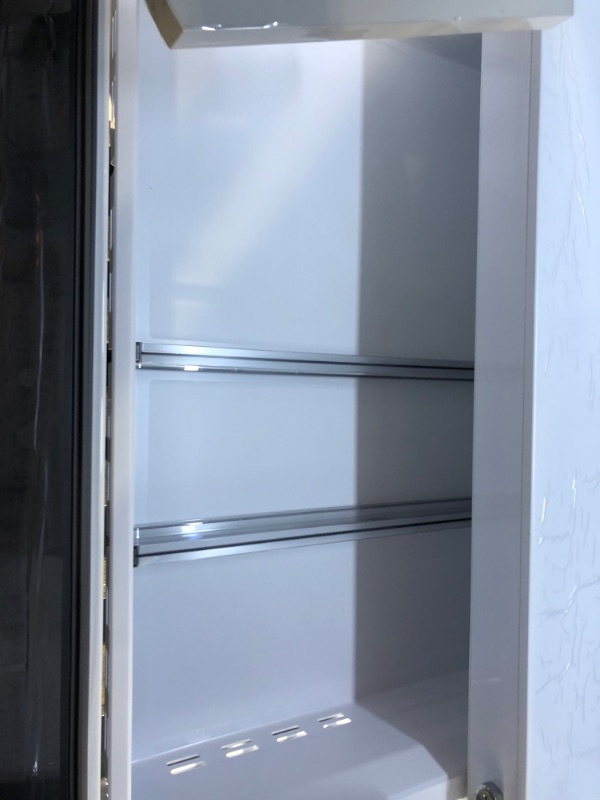 Photo 11 of Samsung Bespoke 28.8-cu ft 4-Door Smart French Door Refrigerator with Dual Ice Maker and Door within Door (Morning Blue with White Glass Panels) ENERGY STAR