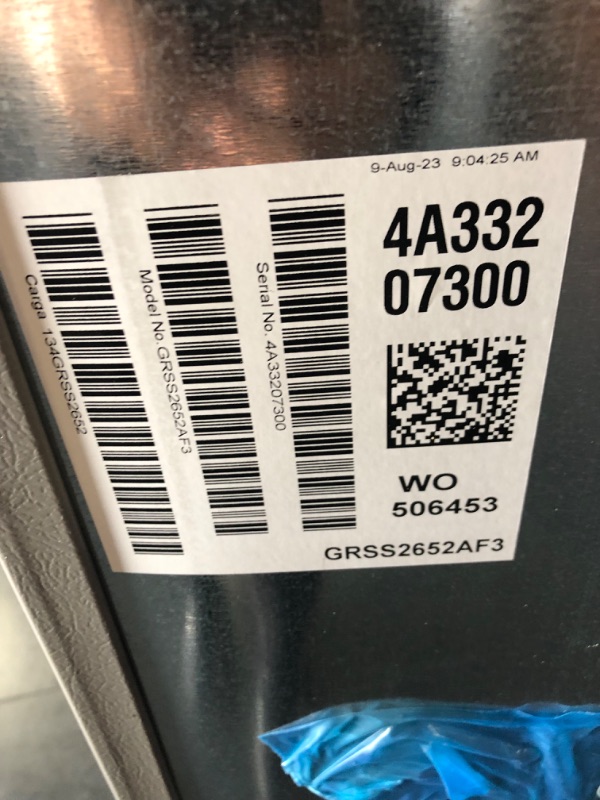 Photo 2 of Frigidaire Gallery 25.6-cu ft Side-by-Side Refrigerator with Ice Maker (Fingerprint Resistant Stainless Steel) ENERGY STAR