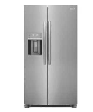 Photo 1 of Frigidaire Gallery 25.6-cu ft Side-by-Side Refrigerator with Ice Maker (Fingerprint Resistant Stainless Steel) ENERGY STAR