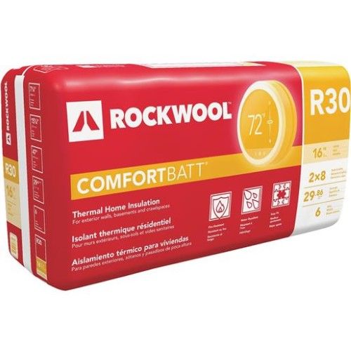 Photo 1 of  Roxul R30 16X47 Bat Insulation Rxcb301525 Unit ***8 pack*** 