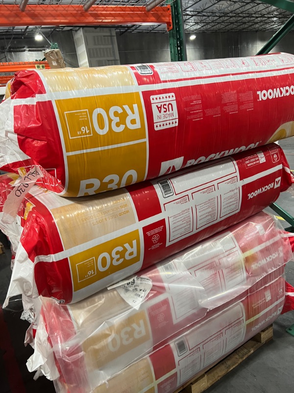 Photo 4 of  Roxul R30 16X47 Bat Insulation Rxcb301525 Unit ***8 pack*** 