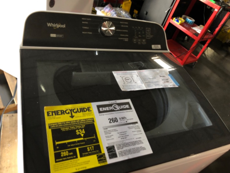 Photo 8 of **USED**  5.2-5.3 Cu. Ft. Whirlpool® Top Load Washer with Removable Agitator
