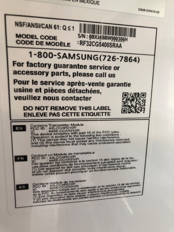 Photo 12 of **USED** 31 cu. ft. Mega Capacity 3-Door French Door Refrigerator with Four Types of Ice in Stainless Steel
