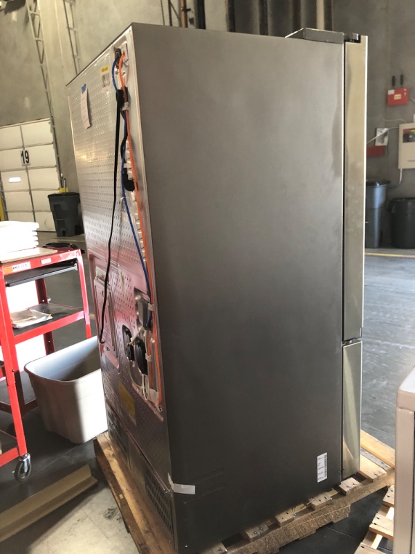 Photo 10 of **USED** 31 cu. ft. Mega Capacity 3-Door French Door Refrigerator with Four Types of Ice in Stainless Steel
