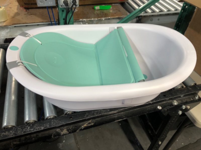 Photo 4 of 4-in-1 Grow-with-Me Bath Tub by Frida Baby Transforms Infant Bathtub 