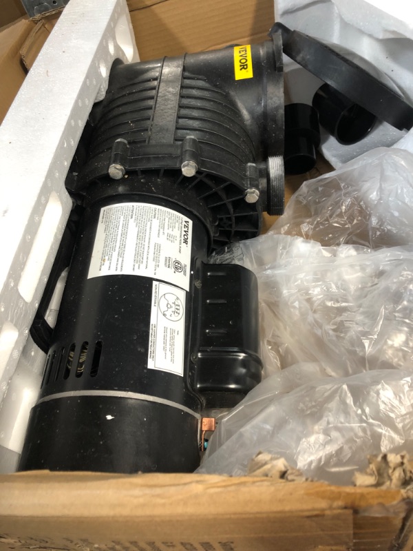 Photo 5 of ***USED, DIRTY**VEVOR 230V 1.5HP Pool Pump, Dual Speed Pool Pump 5400GPH, 1100W 