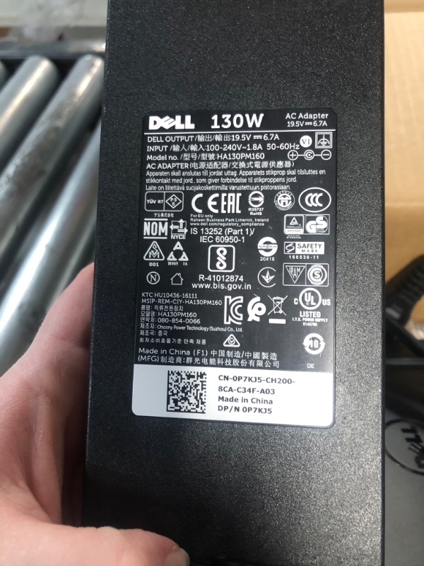 Photo 3 of **NON REFUNDABLE NO RETURNS SOLD AS IS**
**PARTS ONLY**
**LIGHTS DO NOT TURN ON** Dell WD15 Monitor Dock 4K with 130W Adapter, USB-C, (450-AFGM),Black