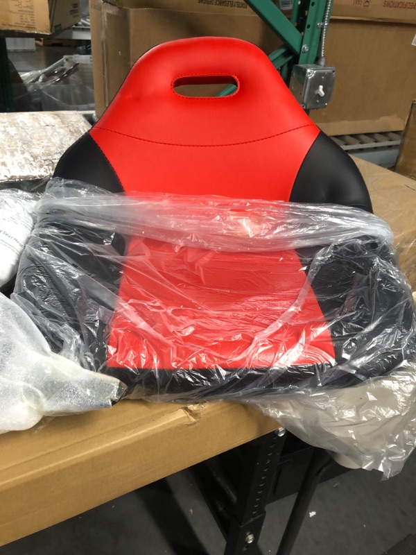 Photo 1 of **TEAR IN CUSHION, AND DON'T SEE FOAM SHEET** Traxion 2-700 Progear Mobile Rolling Gear Seat W/Equipment Tray and Five All-Terrain 5" 