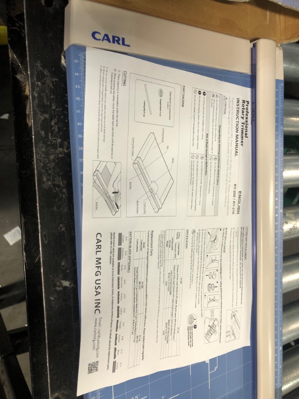 Photo 4 of CARL® Bidex Professional 10-Sheet Rotary Trimmer TRIMMER,PROFESS,18",WE 680-IH2 