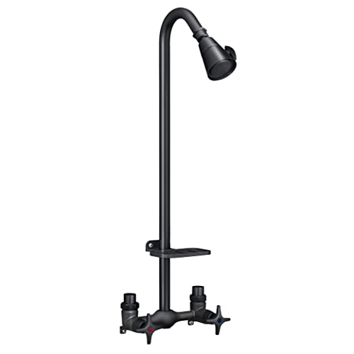 Photo 1 of **NO SHOWER NOZZLE**Homewerks 3070-252-MB-B-WS Outdoor Shower Kit with Soap Dish, 