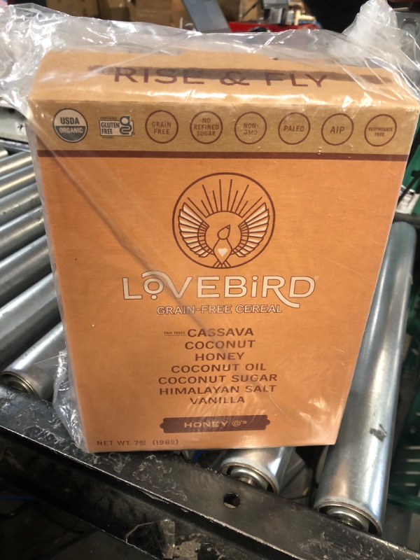 Photo 3 of EXP MARCH 2024 Lovebird Gluten Free Cereal Variety 3 Pack - Cacao, Honey, Cinnamon