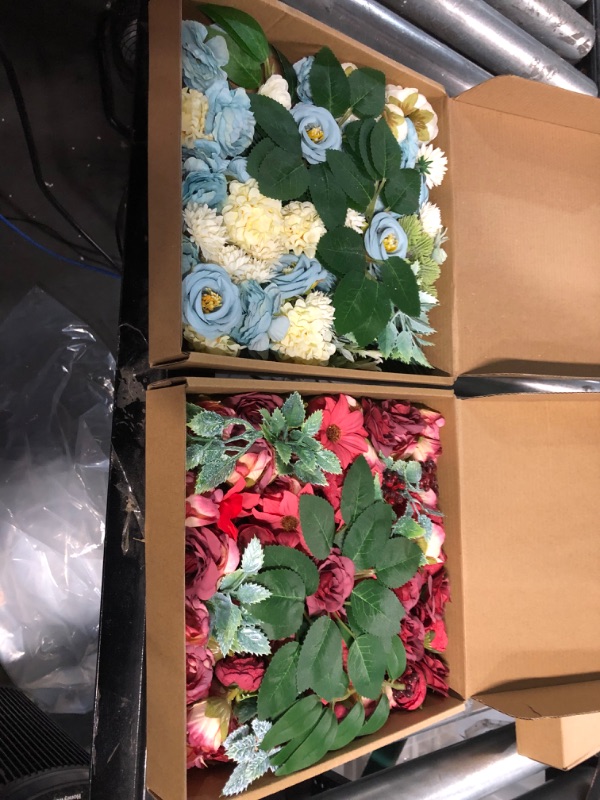 Photo 1 of ***NONREFUNDABLE BUNDLE OF 2 BOXES** YWBG Artificial Flowers Combo Box Set Silk Flower Leaf with 80 Pcs Stems 