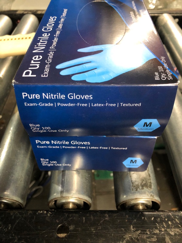 Photo 2 of **NONREFUNDABLE BUNDLE OF 2 MEDIUM** Gini Foundation Nitrile Protective Gloves 