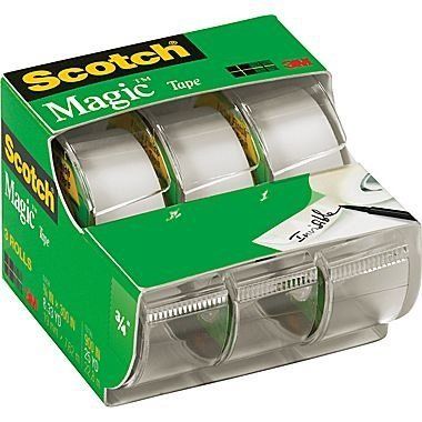 Photo 1 of *NONREFUNDABLE*  Magic Tape, 3/4 in. x 300 in. 4 PK