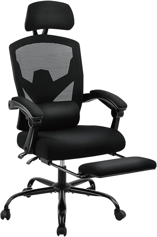 Photo 1 of Office Chair with Foot Rest, Mesh 